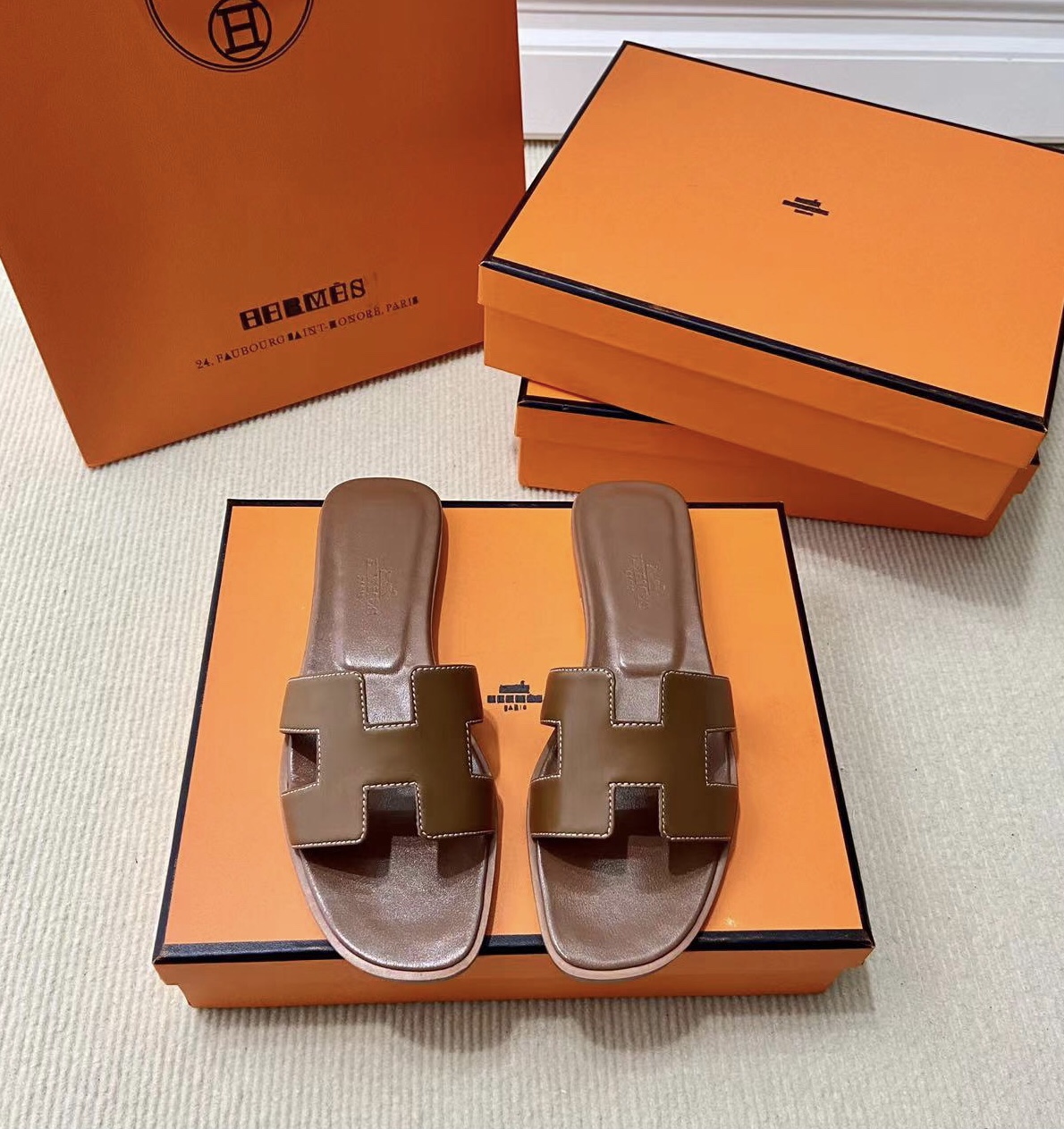 에르메스 올수공 오란 슬리퍼 샌들 스위프트 117